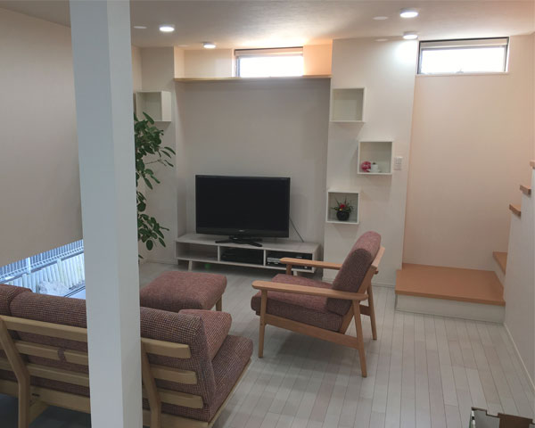 太田市新築注文住宅リビングルーム